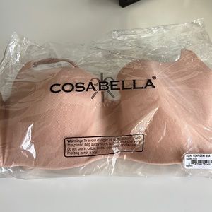 Cosabella Soire Confidence Demi Bra, nude color Sette, 32C, NWT still in plastic